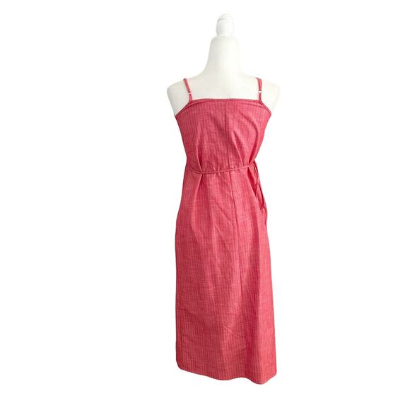 Reformation Wrap Midi Dress Small Red - Picture 5 of 8